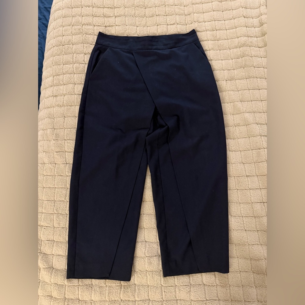 Zara Navy Wrapped Women's Pants
